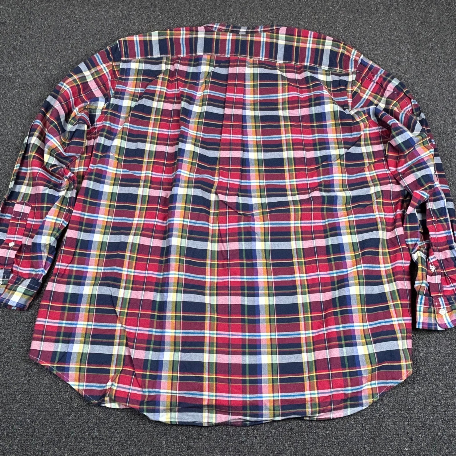 Ralph Lauren Plaid Shirt Button Down Long Sleeve Cotton Casual Mens 2XB thumbnail 3