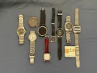 Lot of 9 vintage to modern watches – Movado, Citizen, Swatch w/ Rolex tin