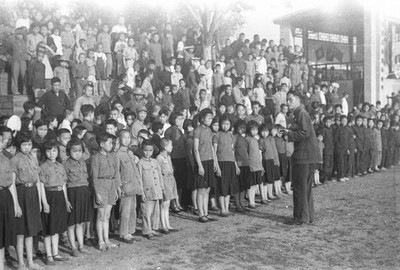 Jiangxi province China, students at 'New Village School' OLD PHOTO 3
