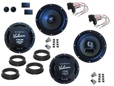 Hifonics Lautsprecher Set für VW Golf 6 Bj 08 – 13 Tür Vorne hinten 380 Watt
