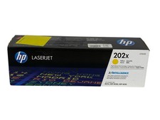 HP 202X High Yield Yellow Original LaserJet Toner Cartridge CF502X New