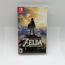 The Legend Of Zelda Breath of the Wild Nintendo Switch - Case Only/No Game Nice