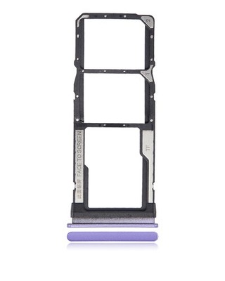 Dual Sim Card Tray Compatible For Xiaomi Redmi Note 9T / Note 9 5G (Violet)