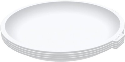 GoodCook Everyday Microwave Plates set of 4 Small, White 