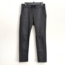Bevy Flog Shely Black Snakeskin Drawstring Pants Women s Size 28