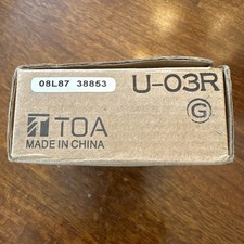 TOA Electronics U-03R Unbalanced Line Input Lo/Hi Cut Filter Module NEW OPENED