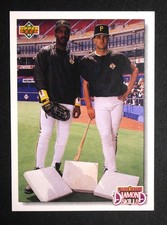 1992 Upper Deck Barry Bonds Andy Van Slyke DIAMOND SKILLS #711