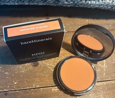 bareMinerals MEDIUM DEEP 45 NEUTRAL Barepro 24hr Perfecting powder Foundation.