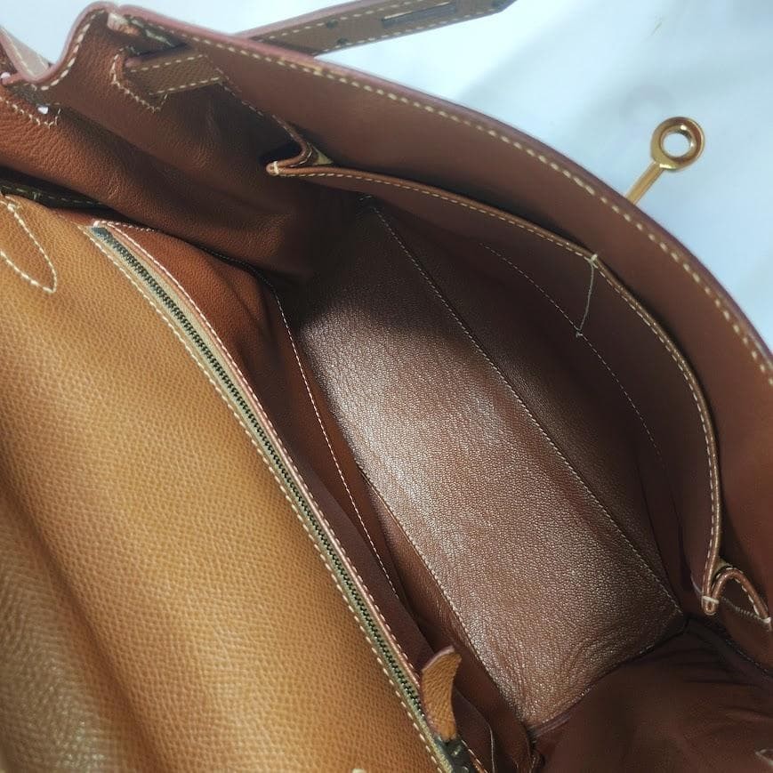 HERMES Paris Kelly Ado GM Backpack Gold Courchevel Leather Japan