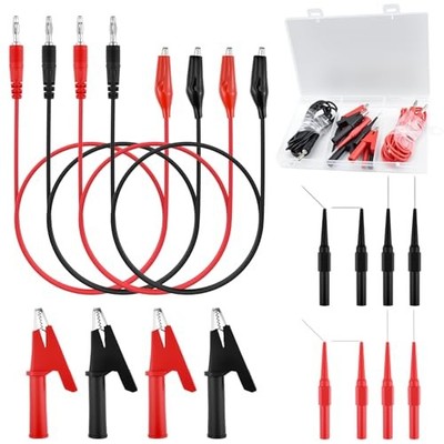 16Pcs Back Probe Kit, Banana Plug Wires with Electrical Testing Probes & 16PCS
