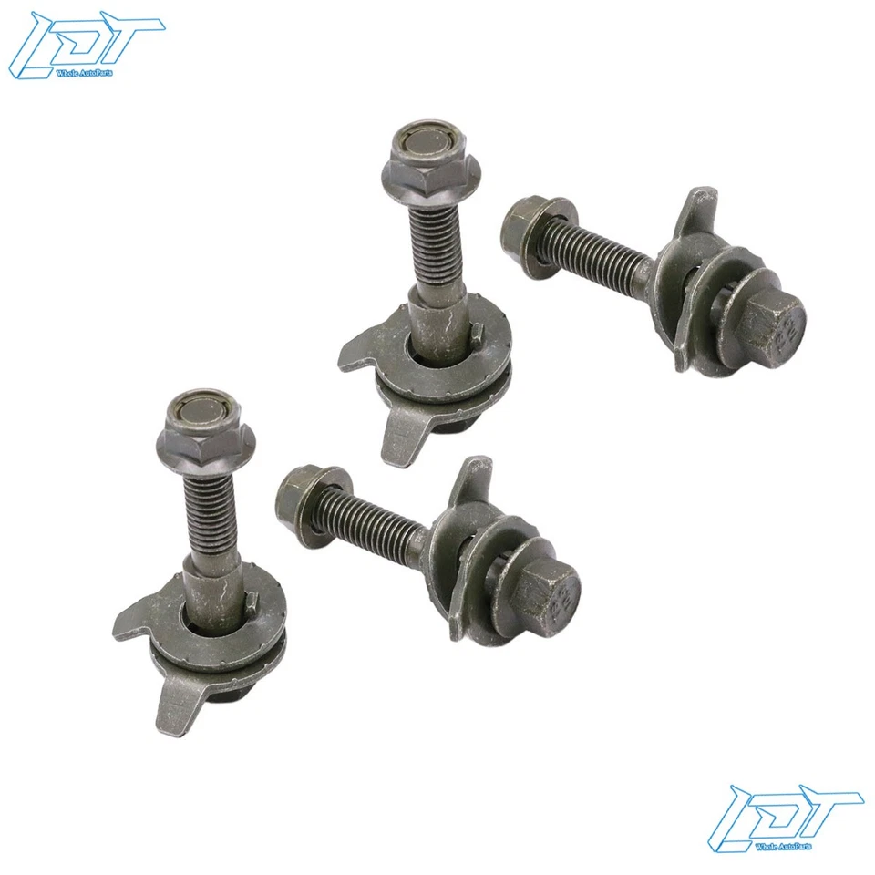 4 piezas pernos de leva de ruedas delanteras de vehículo de 14 mm alineación de corrección de inclinación ajustable Foto 3 de 4