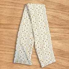 Golden Snowflake Christmas Design - Soft Fleece Luxury Scarf