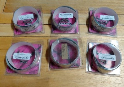 Oregon Rule Co ER-S036R-TC Adhesive Backed  Rule  Lot of Six (6)