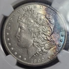 1902-O Morgan Silver Dollar $1 NGC MS61 TONER