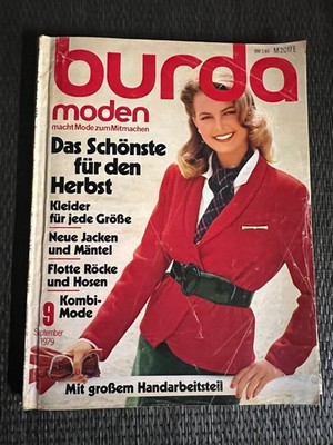 BURDA Moden Modemagazin - 9/1979  - mit Anleitung & Schnittmuster