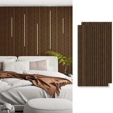 Wood Wall Panels, 2-Pack 48’’ × 24’’ Accent Wall Pa