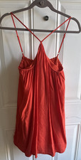 Cooperative Urban Outfitters Rust Crepe Short Beach Mini Dress Small