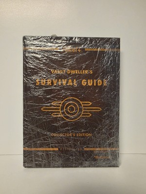 Fallout 4 Vault Dweller's Survival Guide Collector's Edition W/Map & Extras