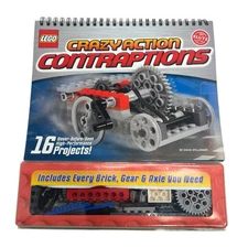 Klutz Lego Crazy Action Contraptions New & Sealed 2008 Kit Retired - 16 Projects