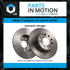 2x Brake Discs Pair Solid Rear 262mm PBD8573 Proformer Set 584111H100 New