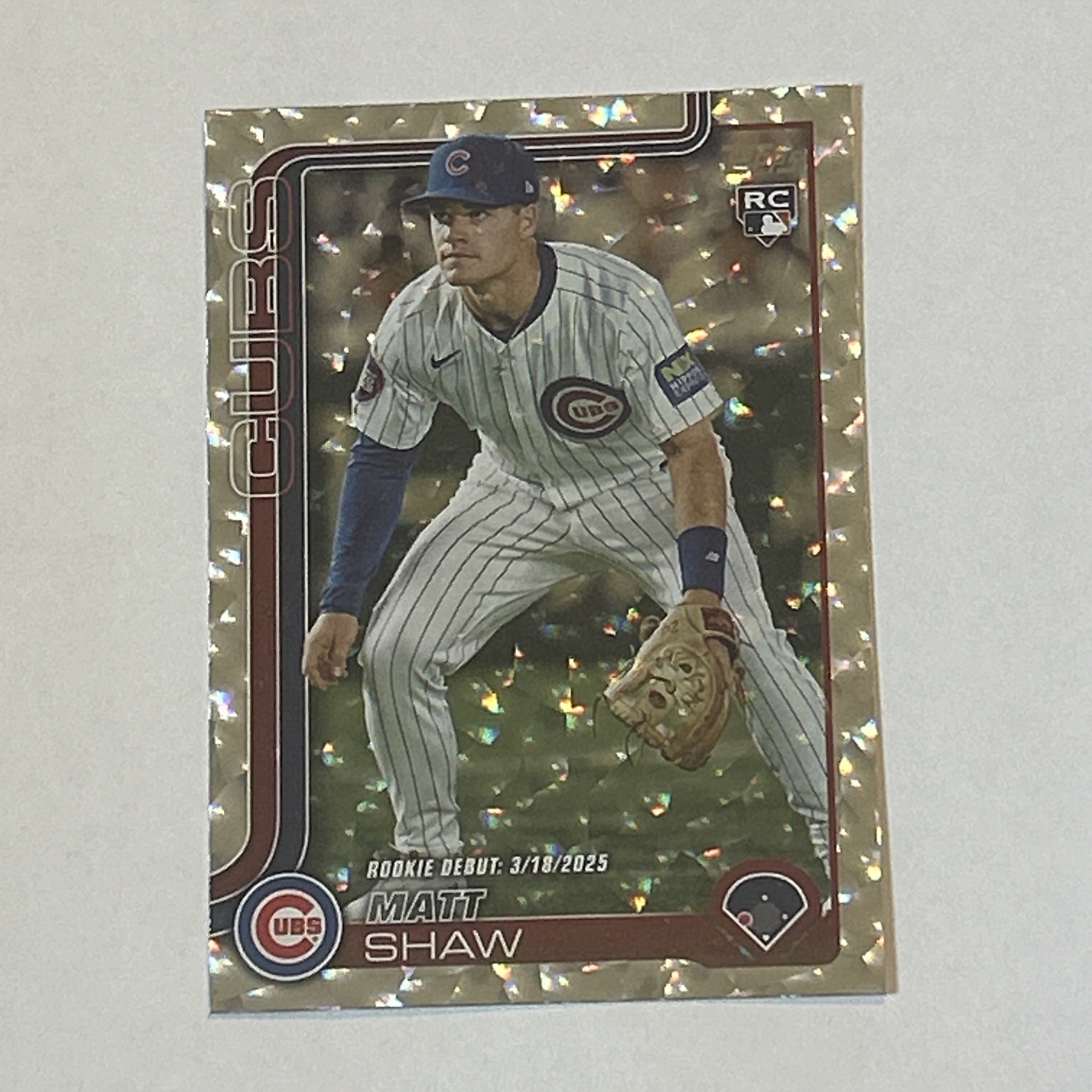 2025 Topps Update Series - Matt Shaw #US200 Superbox Silver Foilboard (RC)
