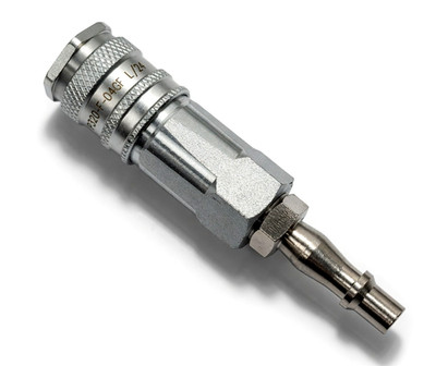 Stecker PCL auf Buchse EURO Luftverschraubung Konverter Adapter Airline Schlauch Schnellverschluss