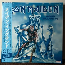 Iron Maiden Maiden England 88 LP Clear Vinyl Japan OBI Soundboard