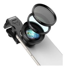Apexel 100 Macro Lens Plus 52mm CPL Filter And Star Filter For Phones