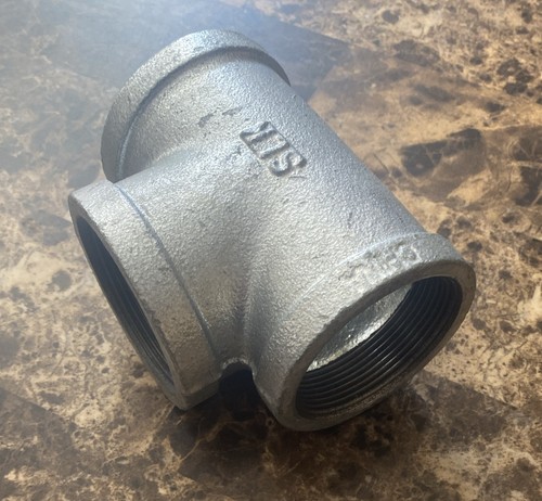 2” Galvanized Malleable Iron Tee Pipe Fitting