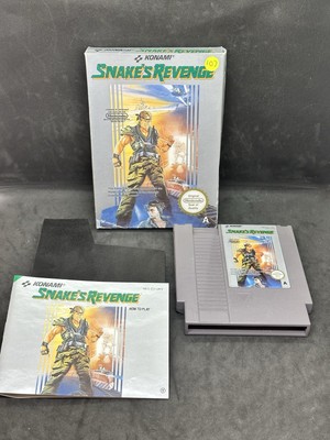 Snakes Revenge - Nintendo NES Spiel OVP & Komplett PAL A CIB Konami