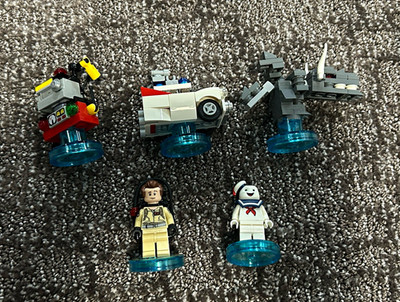 LEGO Dimensions Ghostbusters Builds and Minifigures