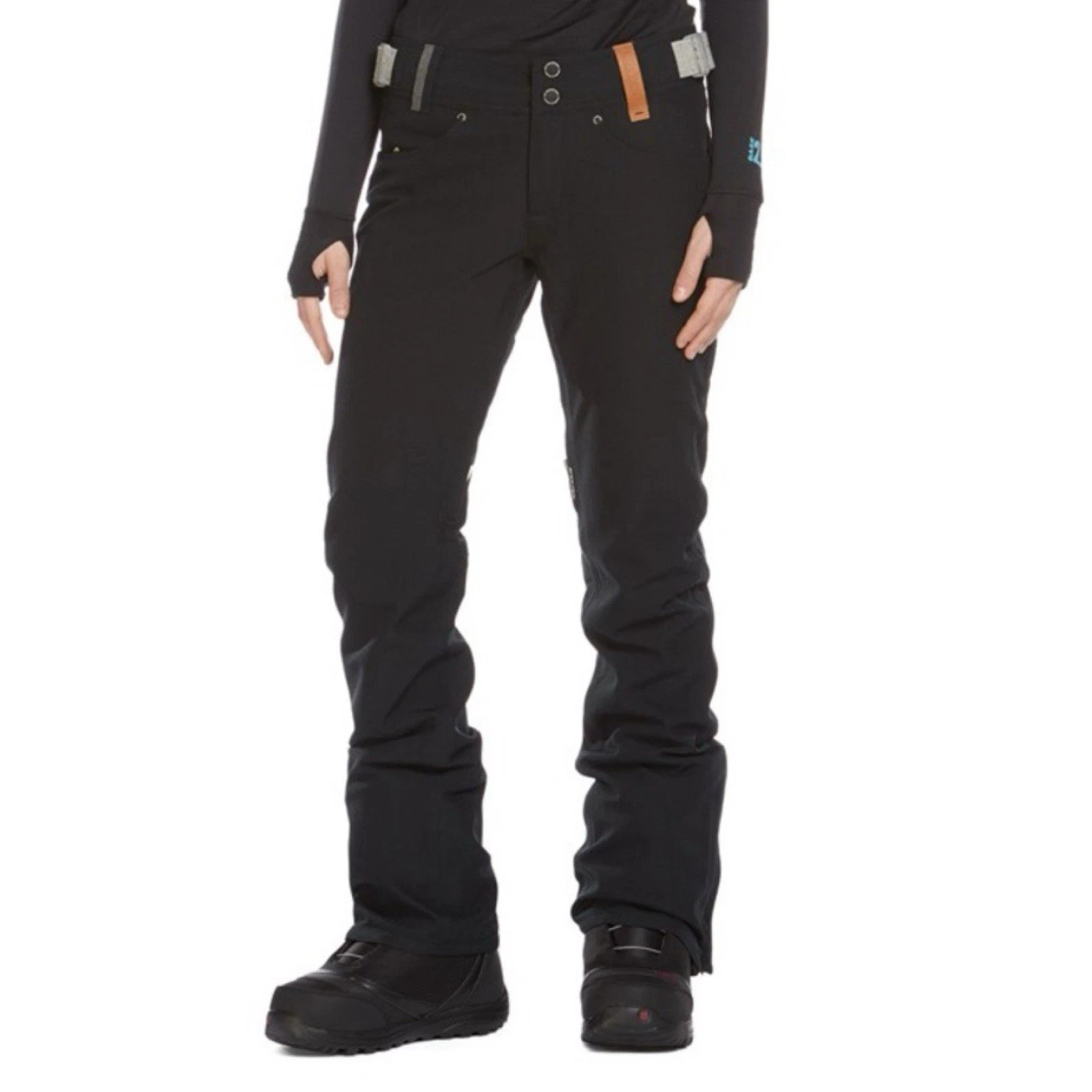 HOLDEN Mens 2018 Snowboard Snow - SKINNY STANDARD PANTS - Black Size L ~ NWOT
