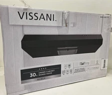 Vissani Arno 30 in. 240CFM Convertible Under Cabinet Range Hood Black 30BLC19PRT