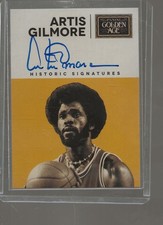 2014 Panini Golden Age Historic Signature ARTIS  GILMORE ON  CARD Auto Bulls