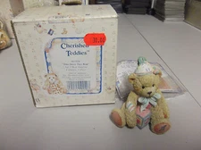 1992 CHERISHED TEDDIES #911321 "TWO SWEET TWO BEAR"  BEAR FIGURINE W/BOX