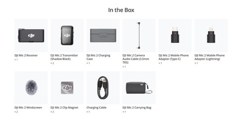 Sistema de micrófono inalámbrico digital DJI Mic 2 para 2 personas/rec para cámaras y teléfonos inteligentes - Imagen 9 de 9