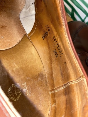 Alden 302 Brown Calfskin V-Tip Blucher