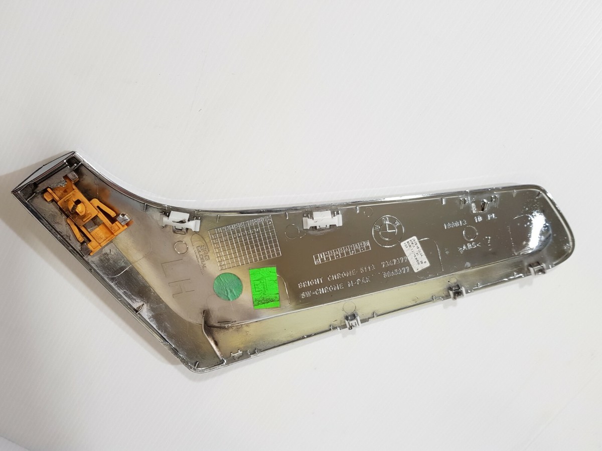 BMW 7 G11 Left Wing Fender Air Duct 7347377 Bright Chome | eBay 