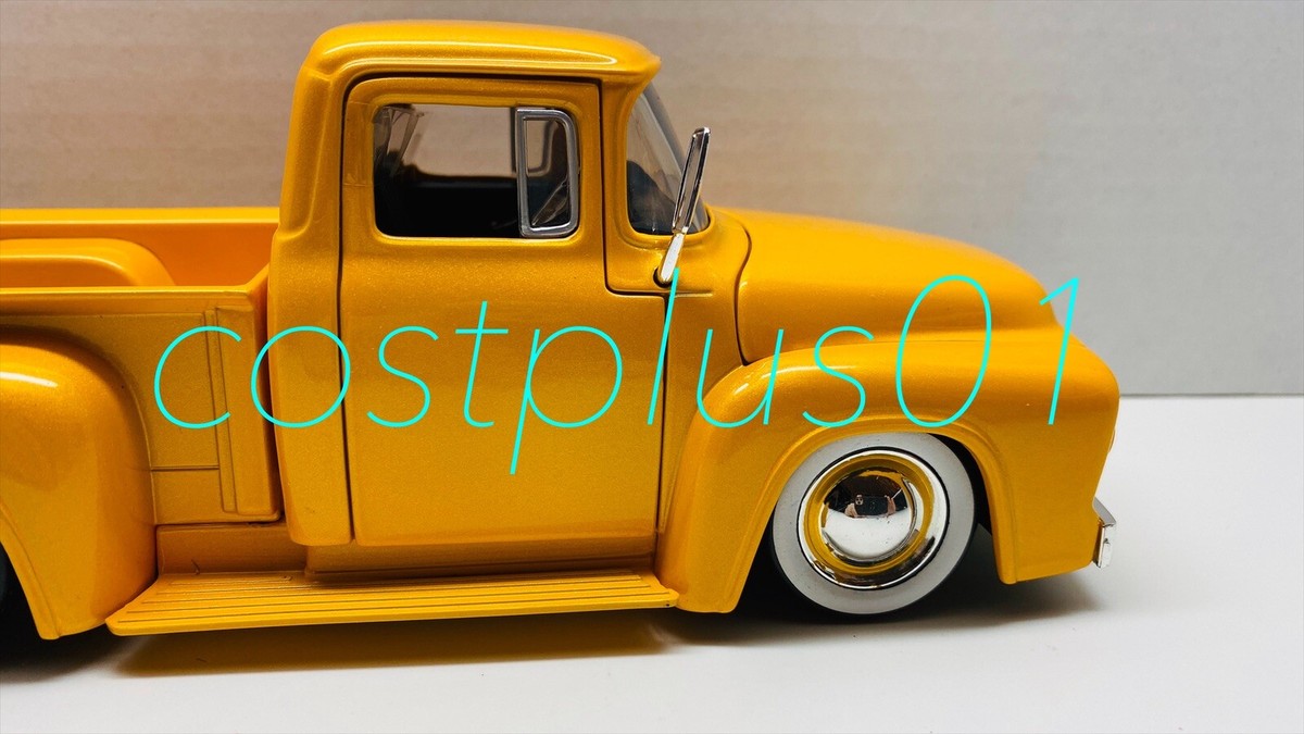 JADA BTM 1956 FORD F100 1:24 YELLOW MOON WHEEL 2008 VERSION
