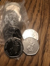 UNCIRCULATED THE TALE OF PETER RABBIT 50P COIN 2017 FIFTY PENCE BEATRIX POTTER