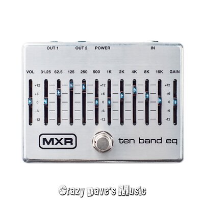 Dunlop MXR M108S 10 Band Graphic EQ Equalizer Guitar Pedal