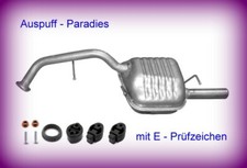Endschalldämper Auspuff für Mazda 5  1.8 Typ CR19 (116PS) bis 05/2010 + Anbaukit