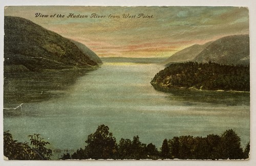 Postcard, View of the Hudson River from West Point, NY, posted 1908 | eBay