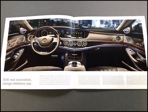 2015 Mercedes Benz S-Class 36-page Car Sales Brochure - S550 S600 S63 S65 AMG - Image 4 of 4