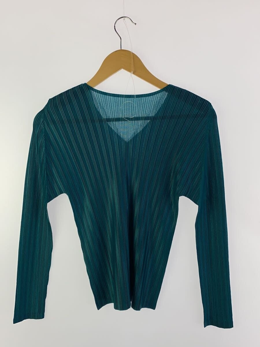 PLEATS PLEASE トップス プルオーバー Tシャツ グリーン 3 PLEATS PLEASE ISSEY MIYAKE LONG SLEEVE T-SHIRT MEN GREEN