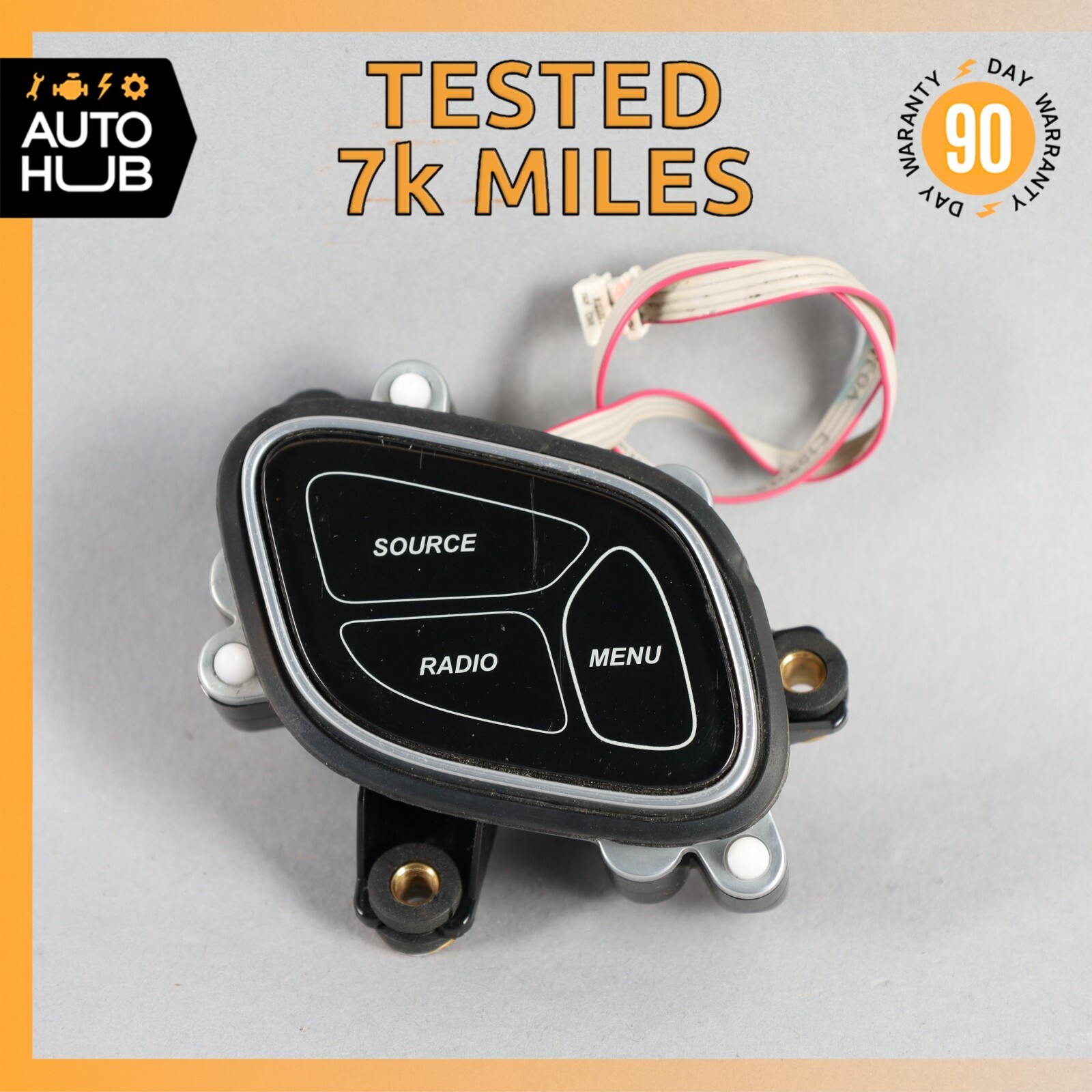 16-19 Aston Martin DB9 GT Vantage Center Left Radio Menu Source Switch OEM 7k