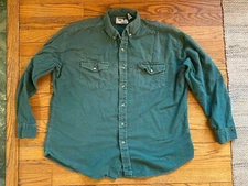BOG Trading Post Green Flannel Men’s XL