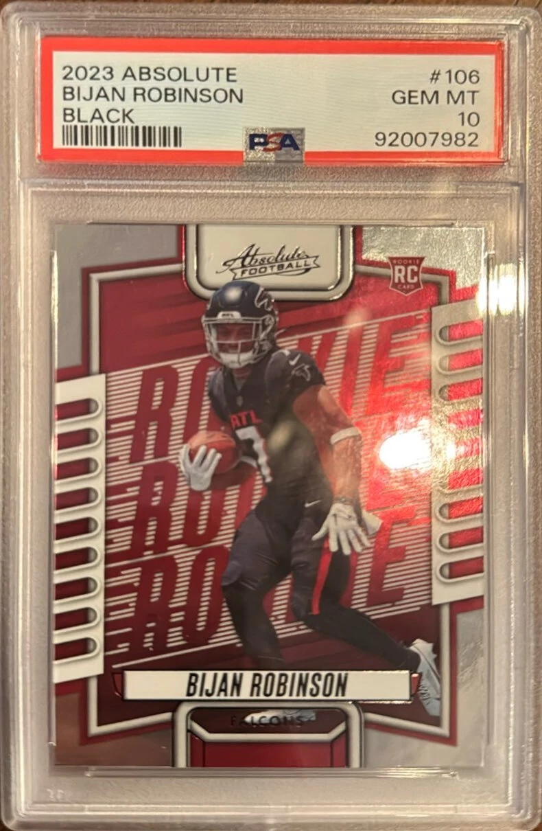 Bijan Robinson Panini Absolute #106 Black