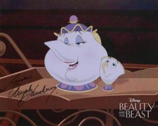ANGELA LANSBURY SIGNED AUTOGRAPH 8X10 PHOTO - MRS POTTS in BEAUTY AND THE BEAST