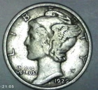 1929 Mercury Dime Collectible-90% Silver Winged Liberty-No Mint-Good Condition